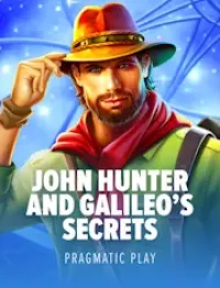 john hunter and galileos secrets slot logo